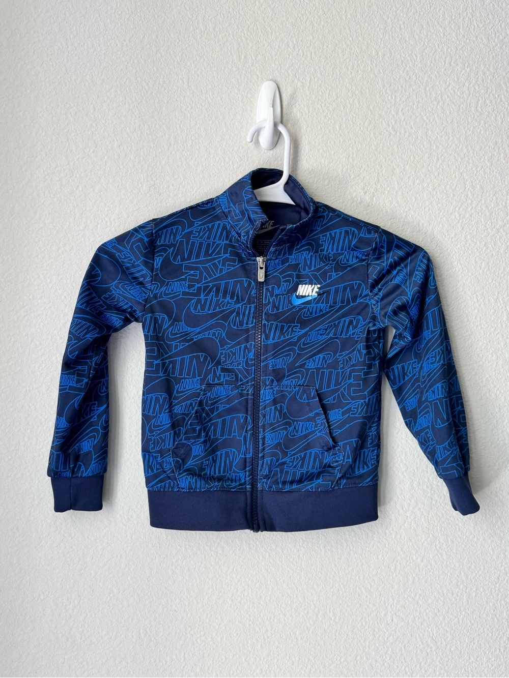 Nike Navy and‎ Royal Blue Kids Zip-Up Jacket